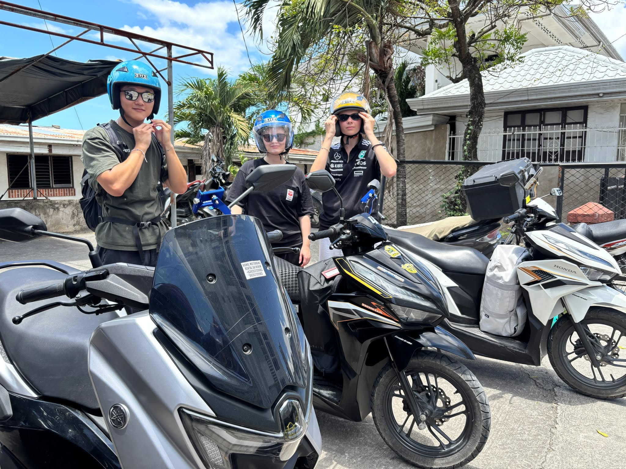 Satisfied Tourist in our Motorcycle rental